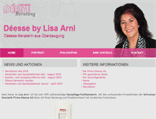 Tablet Screenshot of lisa.arni.ch